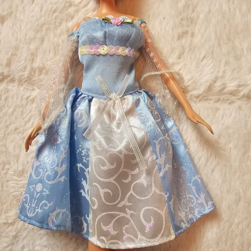 Zuru Sparkle Girls Blonde Doll Blue Dress